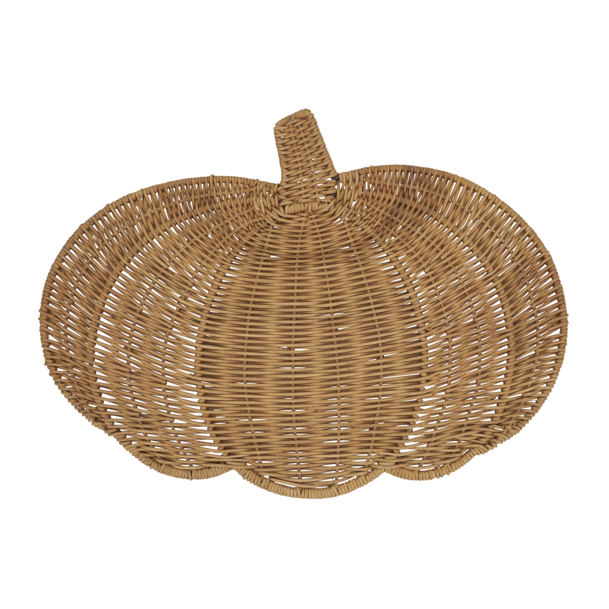 Picture of Saro Lifestyle 405.CR1317B 13 x 17 in. Fall Harvest Rattan Pumpkin Placemat&#44; Caramel - Set of 4