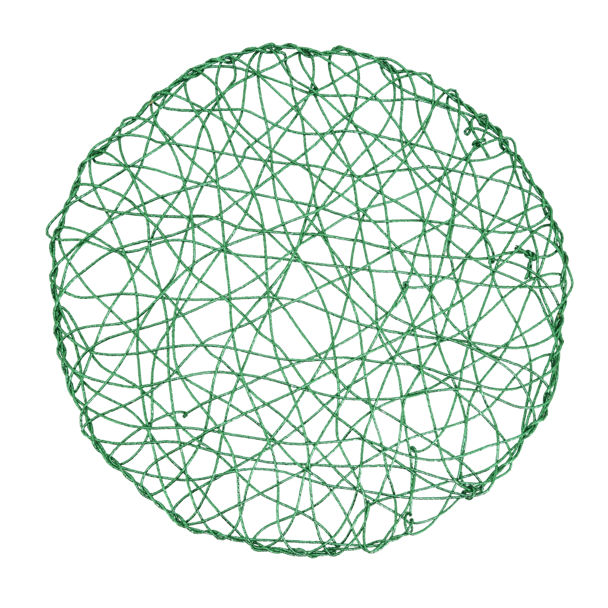 Picture of Saro Lifestyle 616.G15R Intricate Wire Nest Placemat - Green - Set of 4