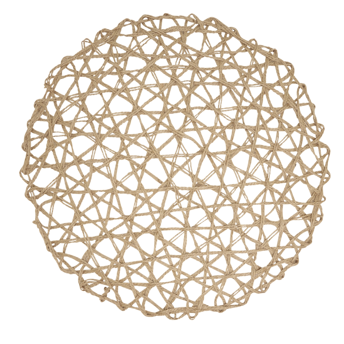 Picture of Saro Lifestyle 2397.N15R Wire Nest Duo Placemat - Natural - Set of 4