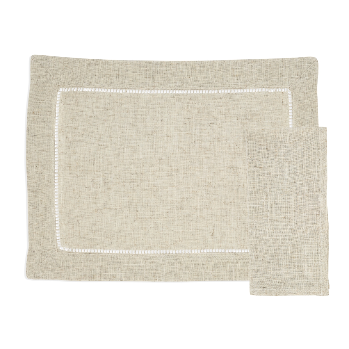 Picture of Saro Lifestyle 731.N Toscana Placemat & Napkin Set - Natural