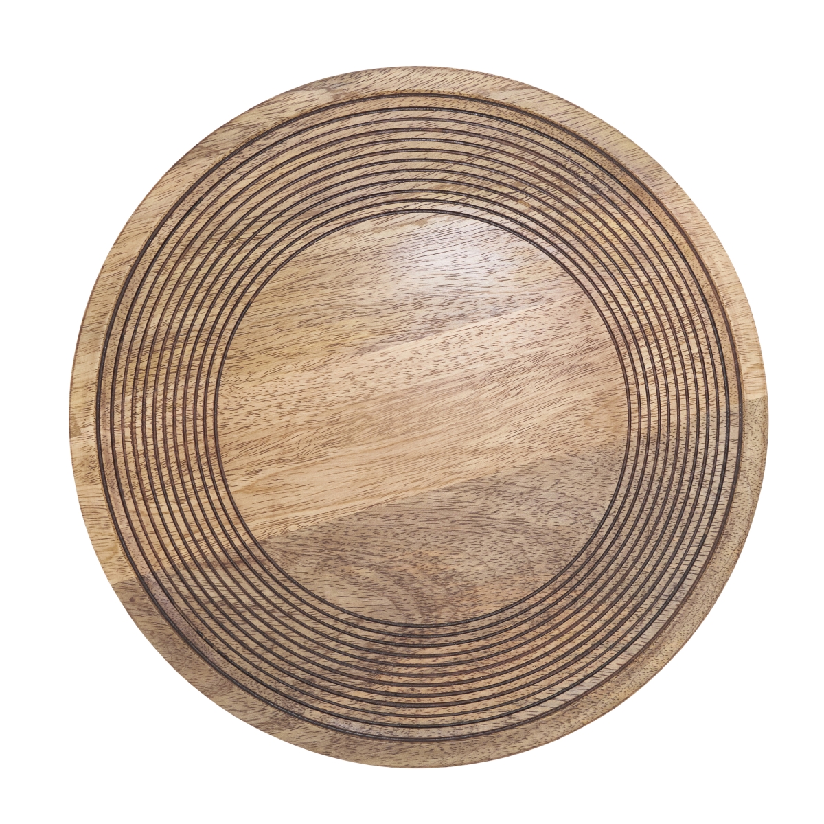 Picture of Saro Lifestyle CH667.N13R 13 in. Handcrafted Wooden Charger Plate&#44; Natural - Set of 4