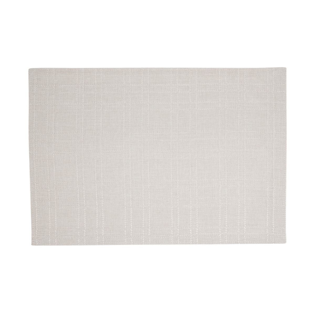 Picture of Saro Lifestyle 6179.N1319B Classic Stitched Plaid Placemat - Blush - Set of 4