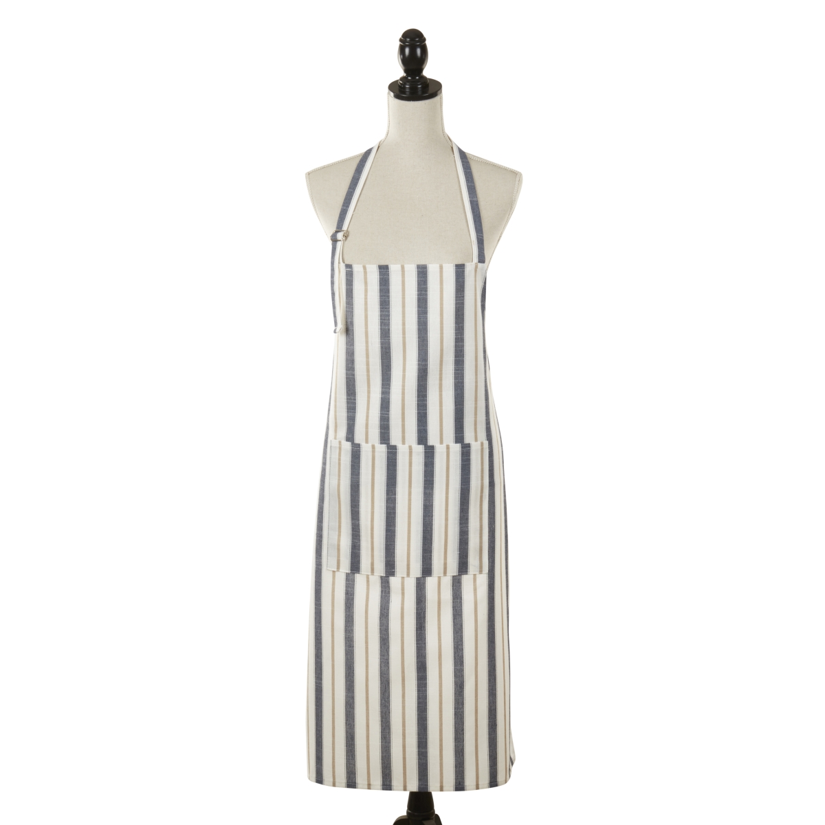 Picture of Saro Lifestyle 2090.BL01 Modern Striped Apron - Aqua