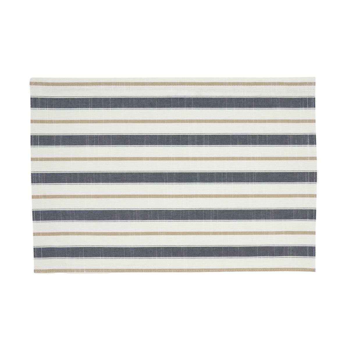 Picture of Saro Lifestyle 2090.BL1319B Modern Striped Placemat - Blue - Set of 4
