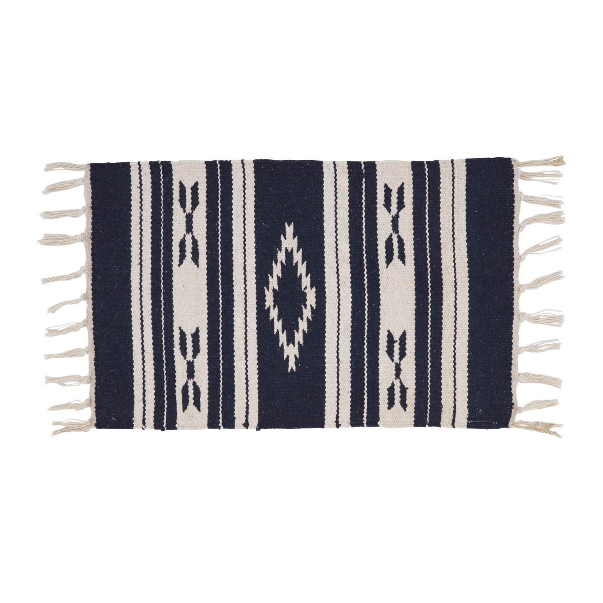 Picture of Saro Lifestyle 5001.BN1218B Desert Horizon Placemat - Black & Natural - Set of 4