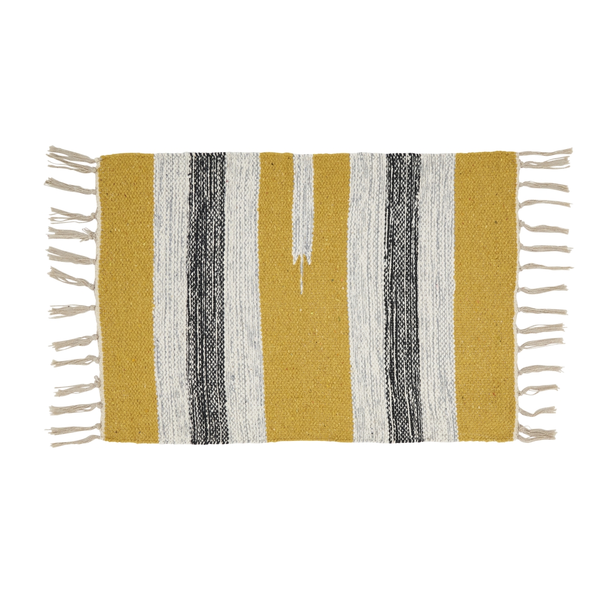 Picture of Saro Lifestyle 5670.M1218B Striped Harmony Placemat - Multi Color - Set of 4