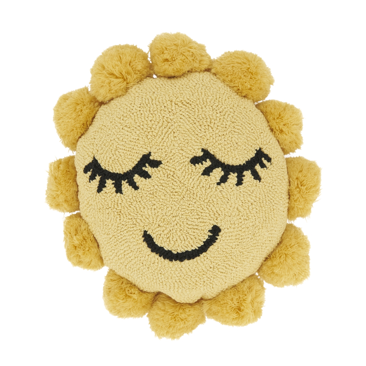 Picture of Saro Lifestyle 832.Y13R Sunny Vibes Sunshine Pillow with Plush Poly Fill - Yellow