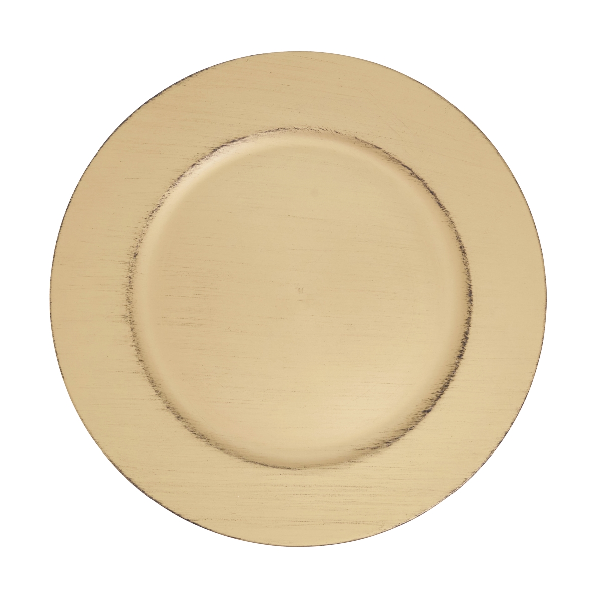 Picture of Saro Lifestyle CH331.GL13R Refined Brushed Charger Plate - Gold - Set of 4