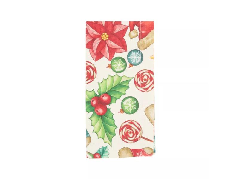 Picture of Saro Lifestyle 408.M20S 20 x 20 in. Christmas Napkin, Multi Color - Set of 4