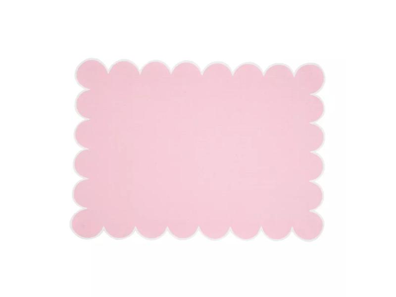 Picture of Saro Lifestyle 8123.P1420B Scalloped Hem Placemat (Set of 4)