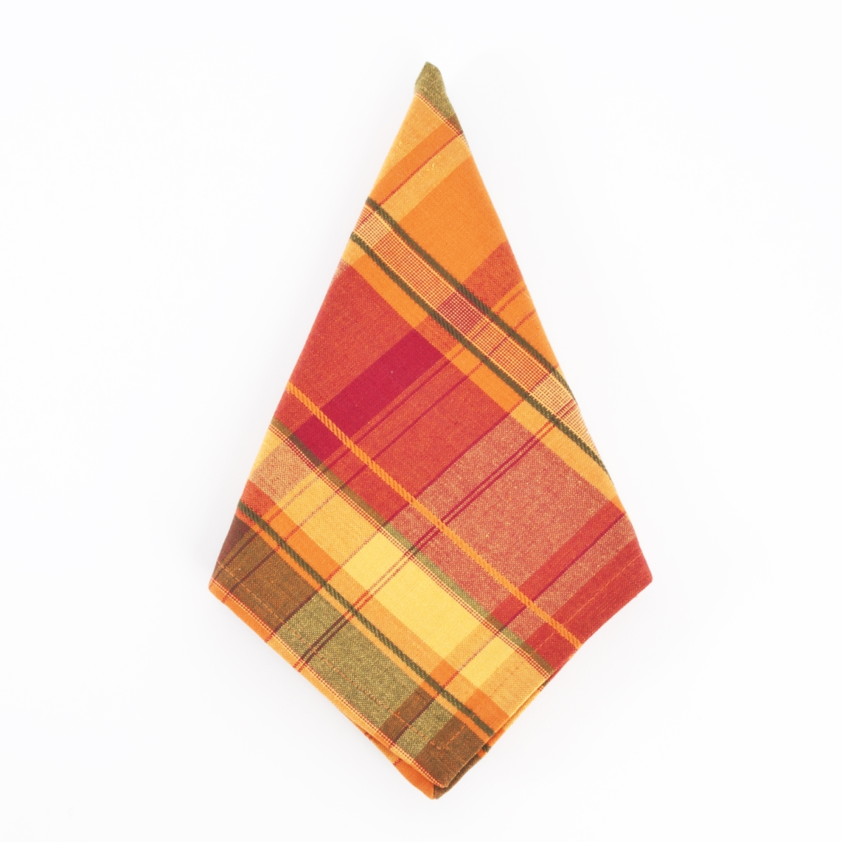Picture of SARO 520.TC20S 20 in. Square Harvest Design Napkins - Terracotta  Set of 4