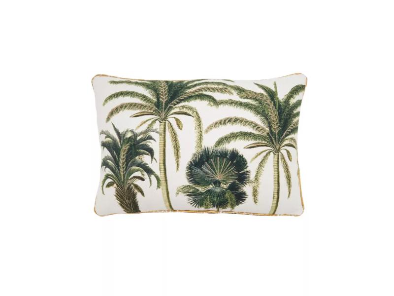 7335.G1218BC 18 x 12 in. Palm Tree Rectangle Throw Pillow Cover, Green