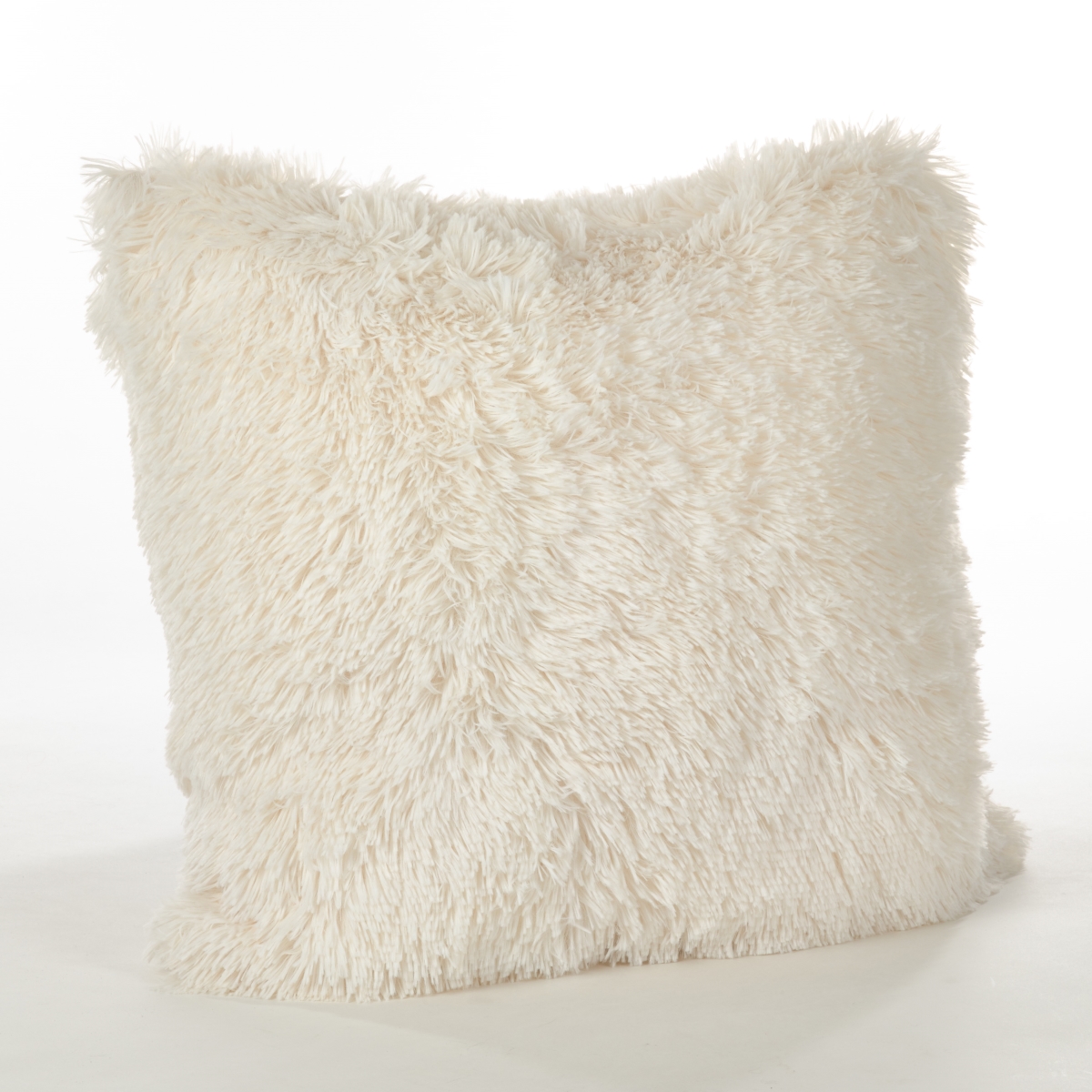 Faux Fur Down Filled Pillow - 18" | Ivory | Square | 1 Pc.
