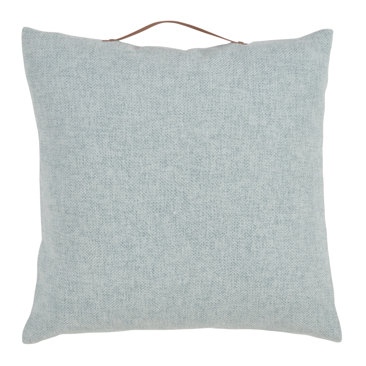 SARO 2087.A18S Handle Design Chenille Throw Pillow  Aqua