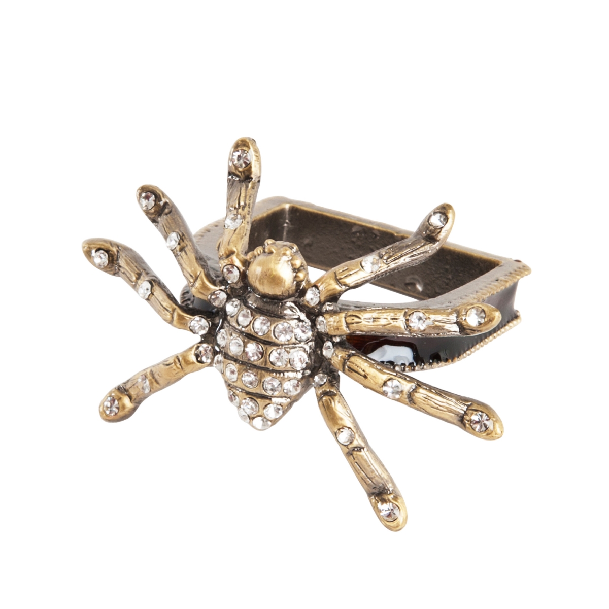 Picture of SARO NR533.BZ Spider Napkin Ring  Bronze - Set of 4