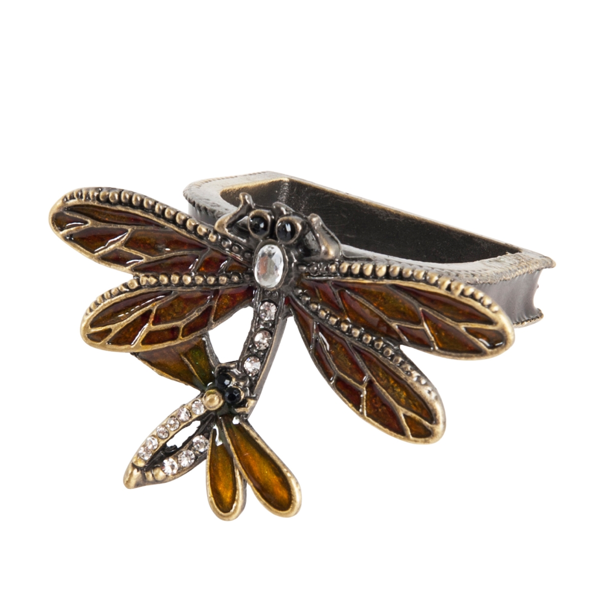 Dragonfly Napkin Ring, Bronze - Set of 4