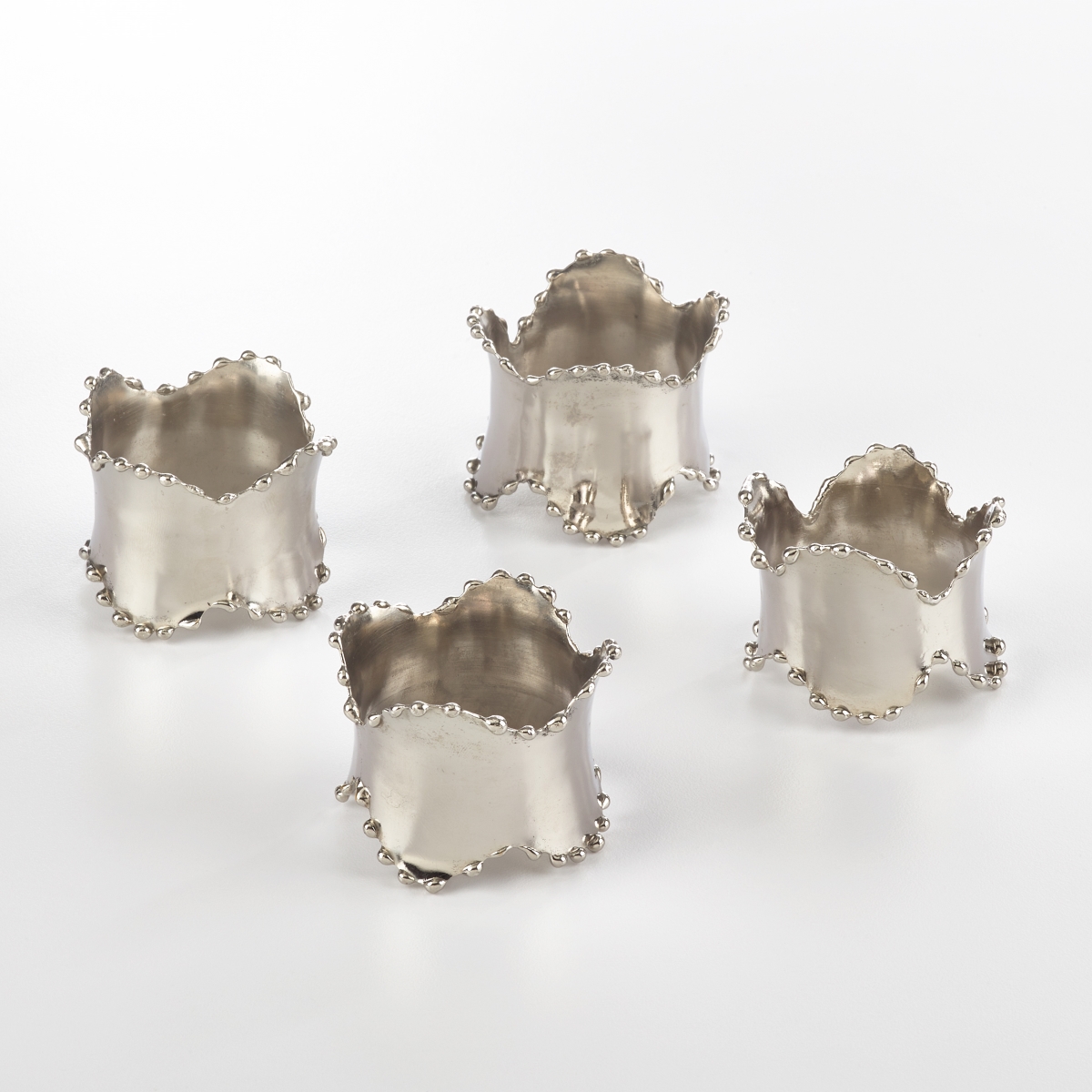 Picture of SARO NR700.S Collection Classic Design Napkin Ring  Silver - Set of 4