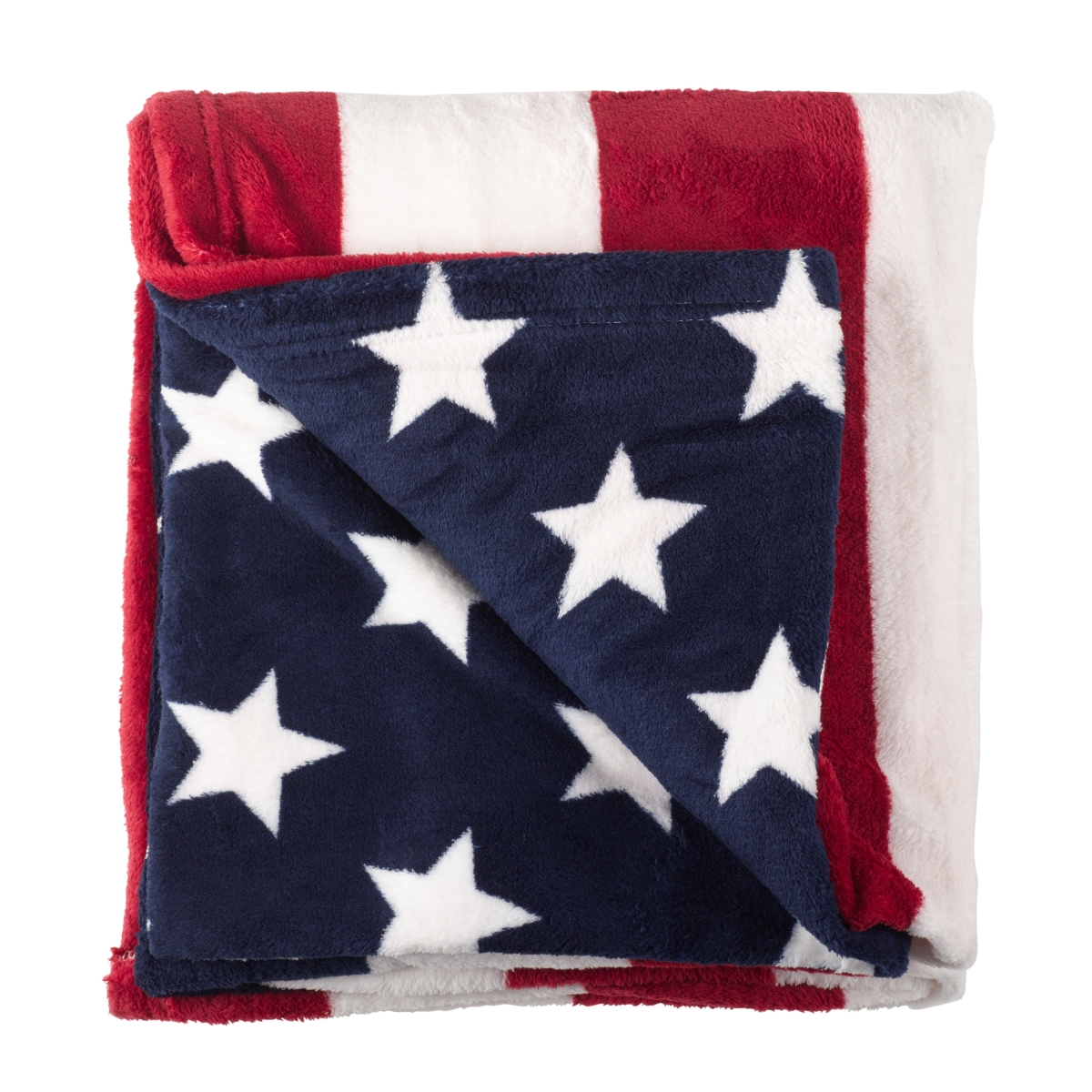 SARO  Red  White & Blue American Flag Throw