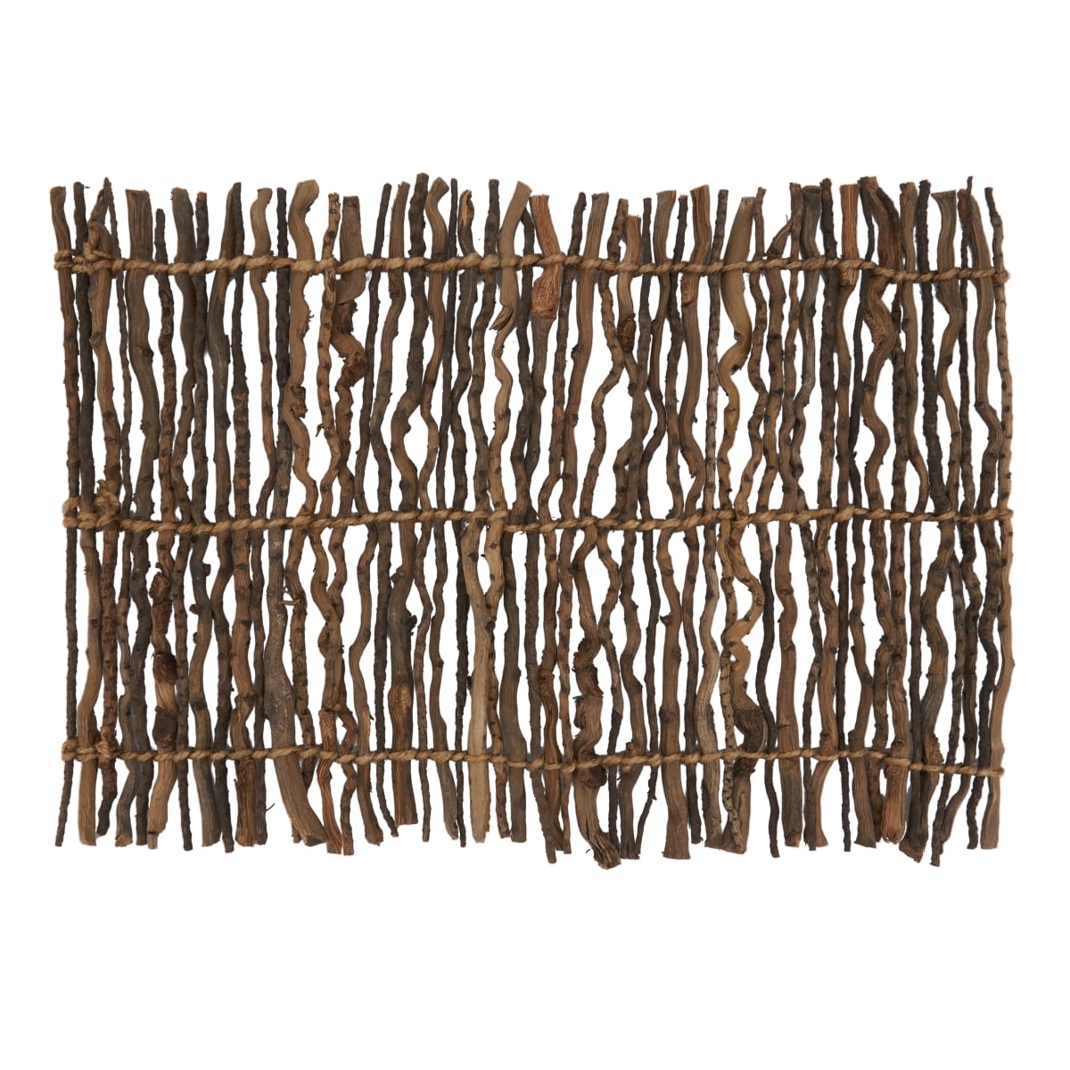Picture of SARO 4519.N1218B 12 x 18 in. Oblong Coconut Twig Placemats  Natural - Set of 4