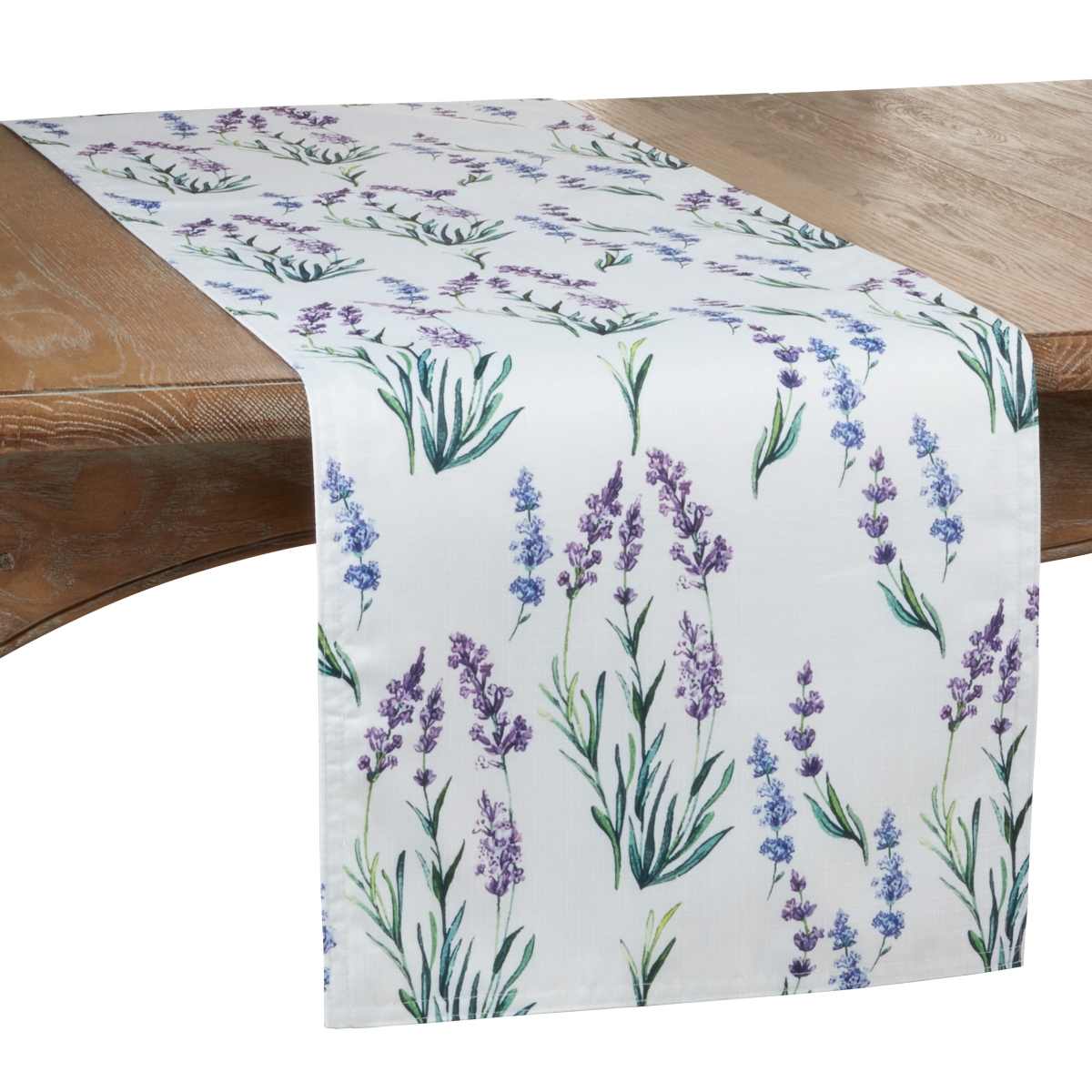 Picture of SARO 1127.LV1672B 16 x 72 in. Oblong Table Runner with Lavender Design