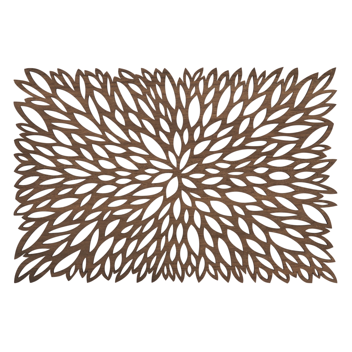 Picture of SARO 1150.BR1218B 12 x 18 in. Oblong Table Placemats with Brown Lase Cut Design - Set of 4