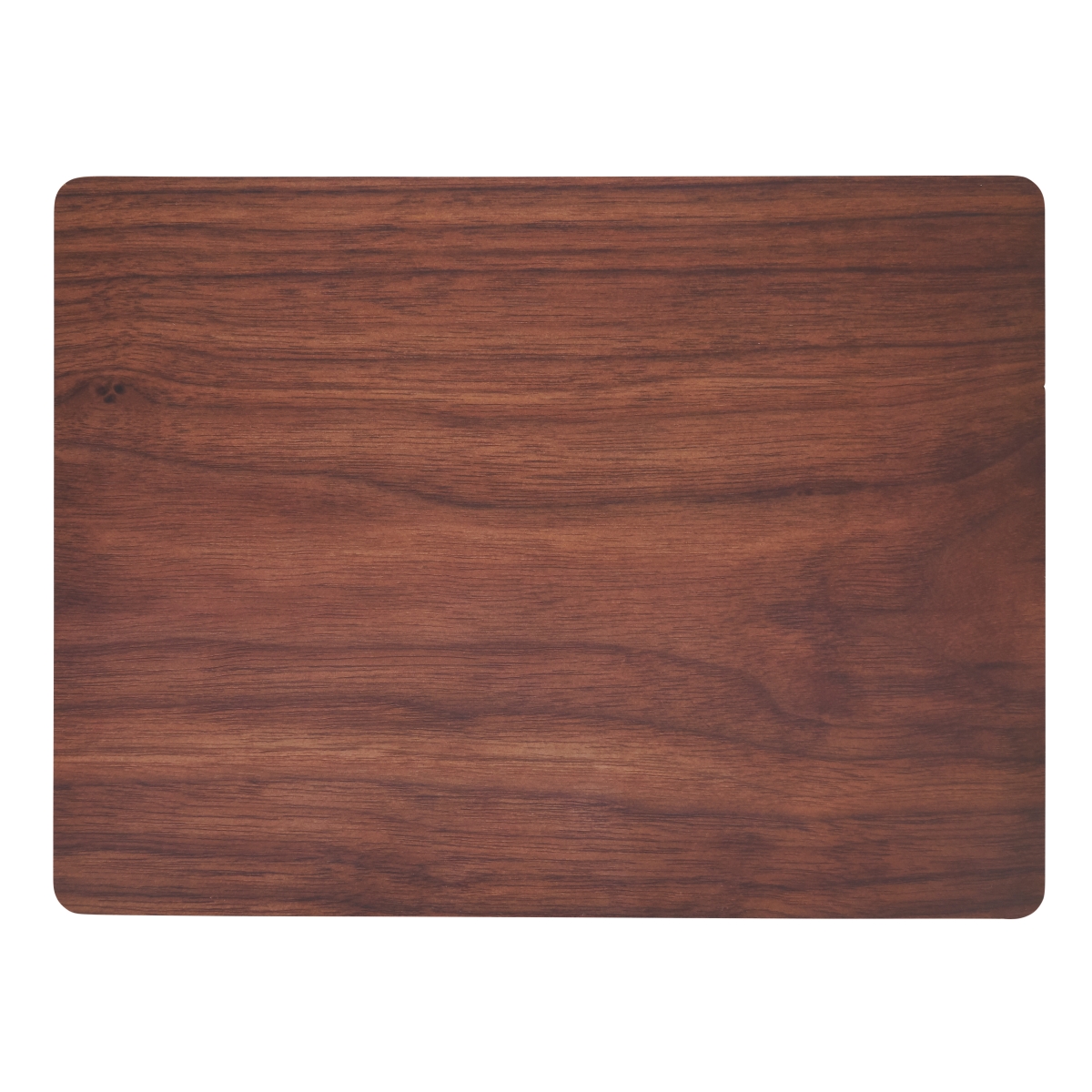 Picture of SARO 2876.BR1216B 12 x 16 in. Oblong Wood Print Design Table Mats  Brown - Set of 4