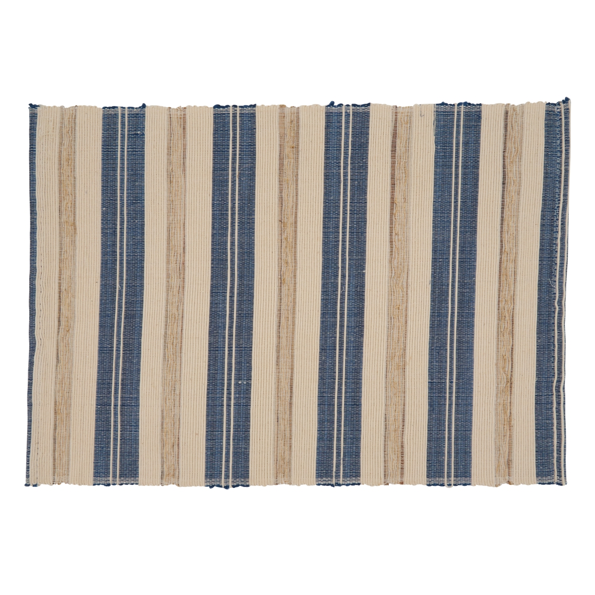 Picture of SARO 2344.PK1420B 14 x 20 in. Oblong Striped Design Placemats - Set of 4