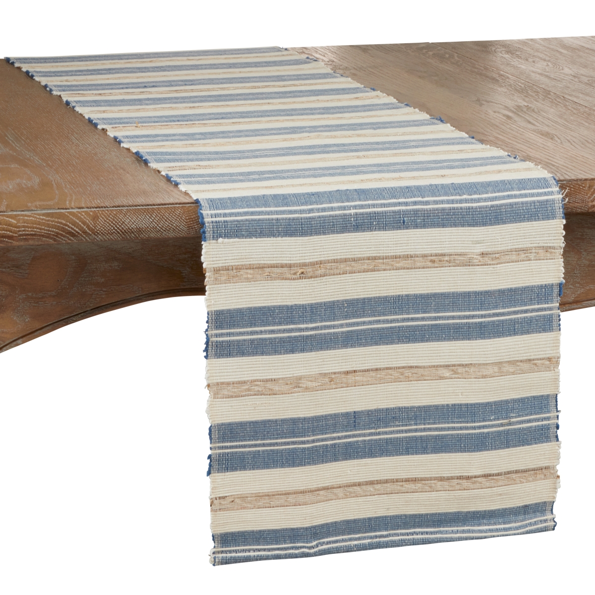 Picture of SARO 2344.PK1472B 14 x 72 in. Oblong Long Table Runner with Striped Design