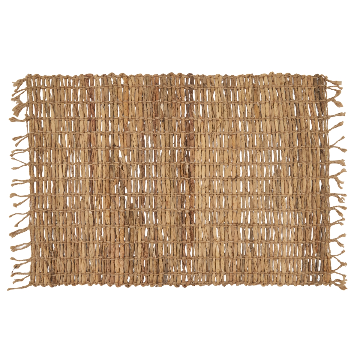 Picture of SARO 1871.N1420B 14 x 20 in. Oblong Table Mats with Natural Water Hyacinth Design - Set of 4