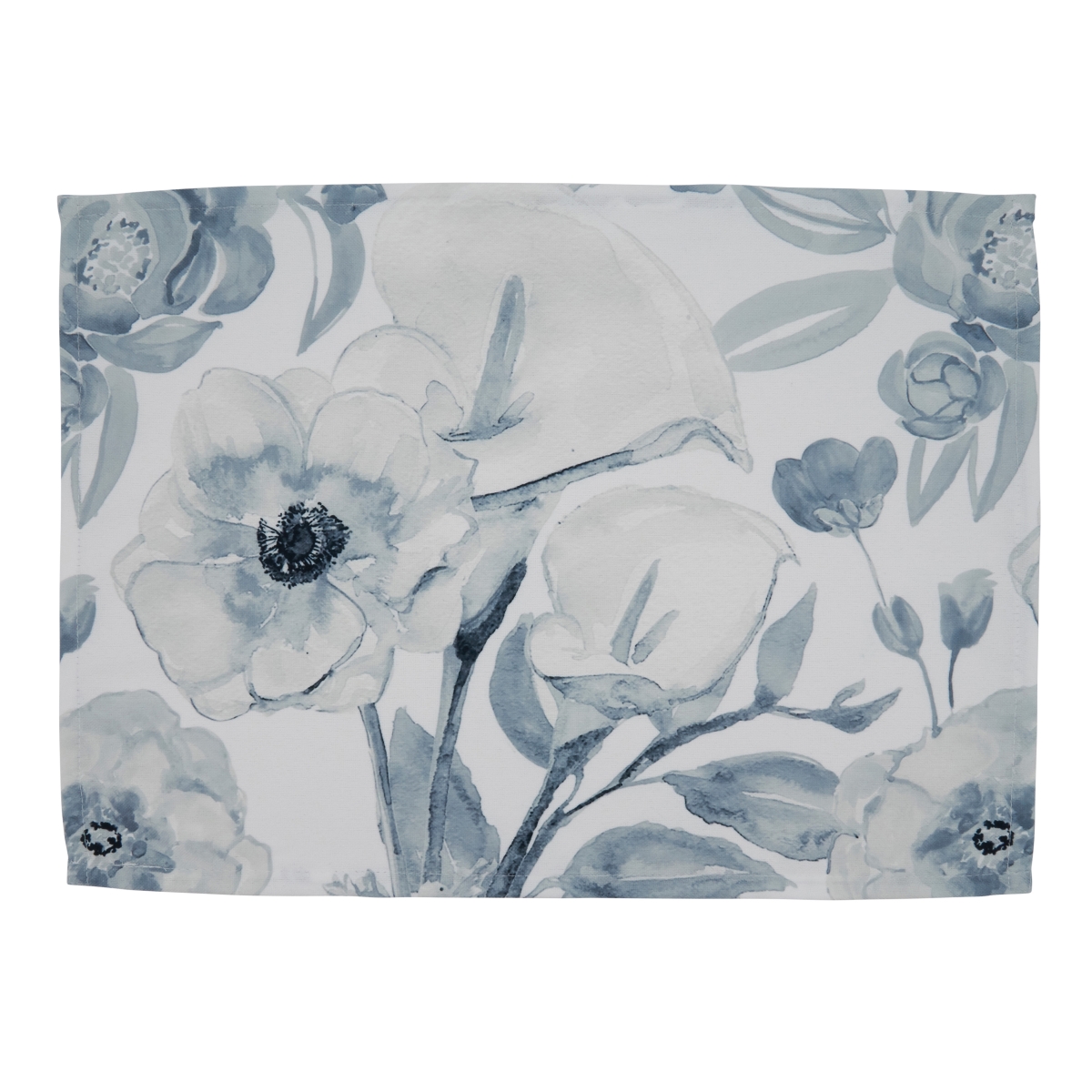 Picture of SARO 4668.BG1420B 14 x 20 in. Oblong Watercolor Floral Design Large Placemats - Set of 4