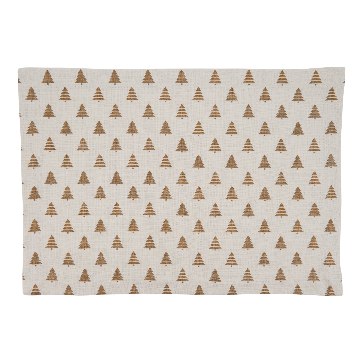 Picture of SARO 7555.GL1420B Cotton Placemats with Christmas Tree Design - Set of 4