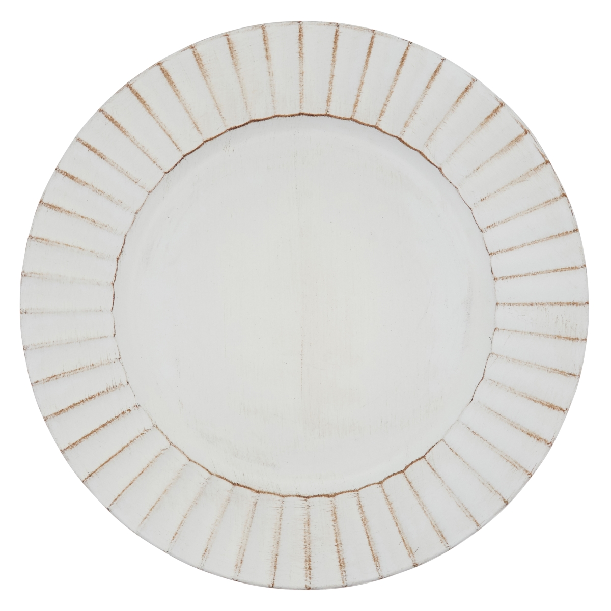 Picture of SARO CH188.I13R Ruffled Design Charger Plates - Set of 4