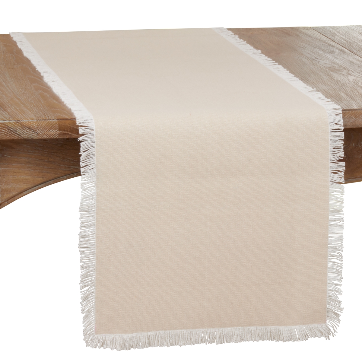 Picture of SARO 443.N1672B Table Runner with Fringe Border Design