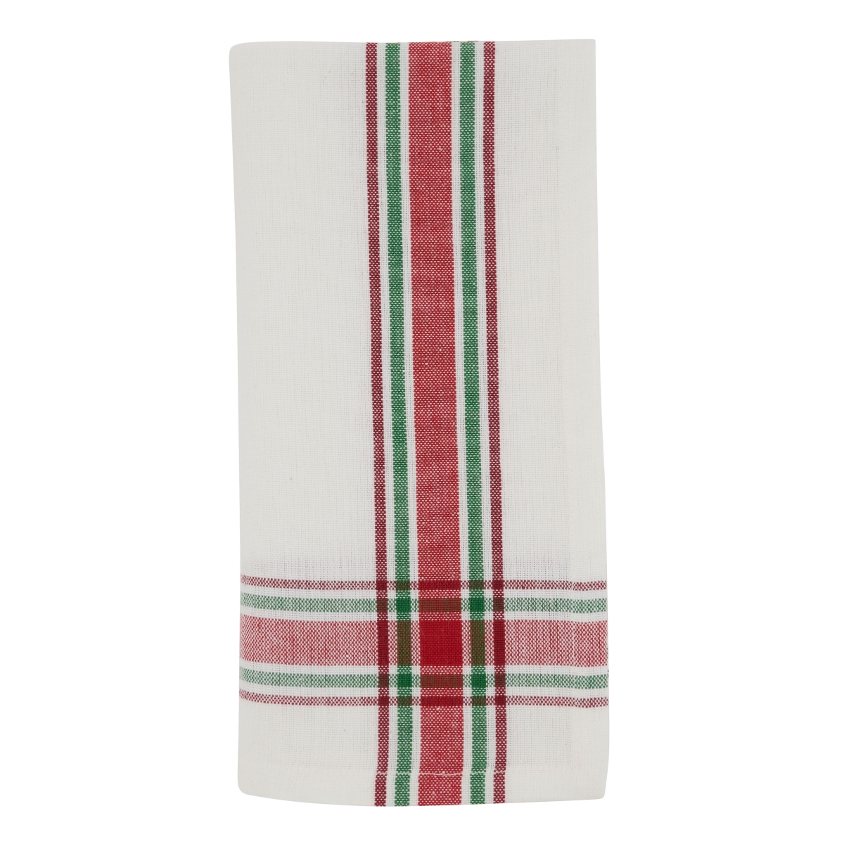 Picture of SARO 1783.RG20S 20 in. Square Red &amp; Green Plaid Design Table Napkins  Set of 4