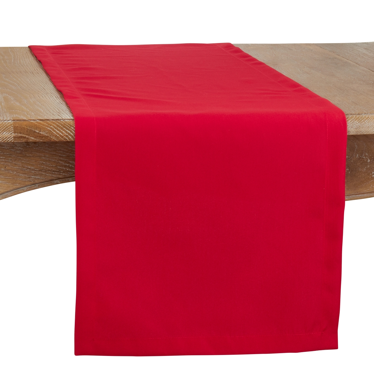 Picture of Saro 321.R1672B 16 x 72 in. Casual Design Everyday Oblong Table Runner, Red