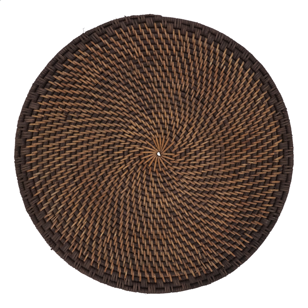 Picture of SARO 5091.BR15R 15 in. Woven Rattan Placemats  Brown - Round - Set of 4