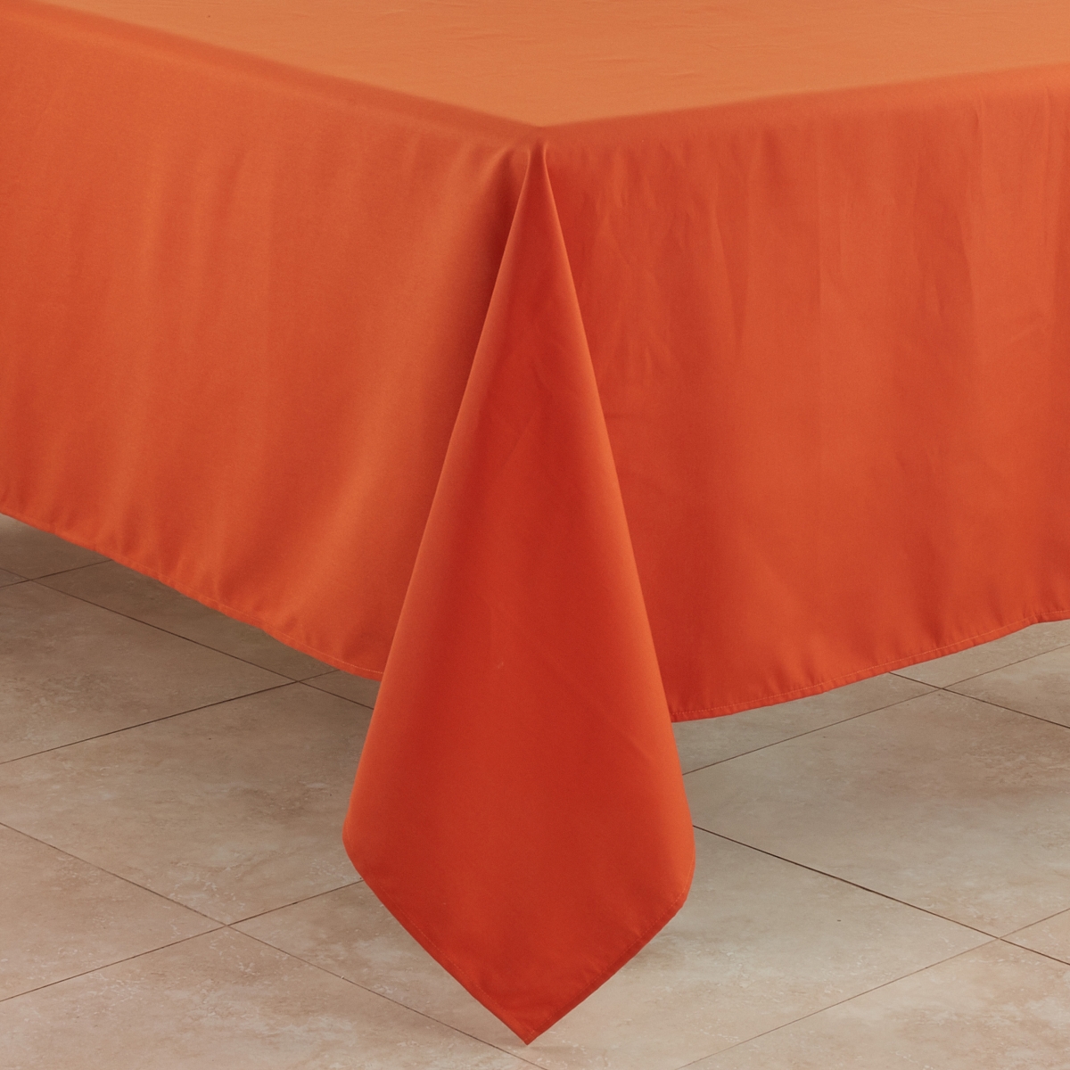 Picture of Saro 321.PM60S 60 in. Casual Design Everyday Square Tablecloth, Pink