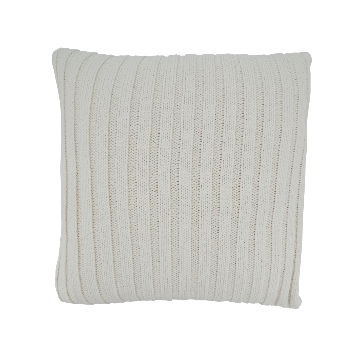 Picture of Saro 13120.I20SP 20 in. Knit Design Square Throw Pillow with Poly Insert&#44; Ivory