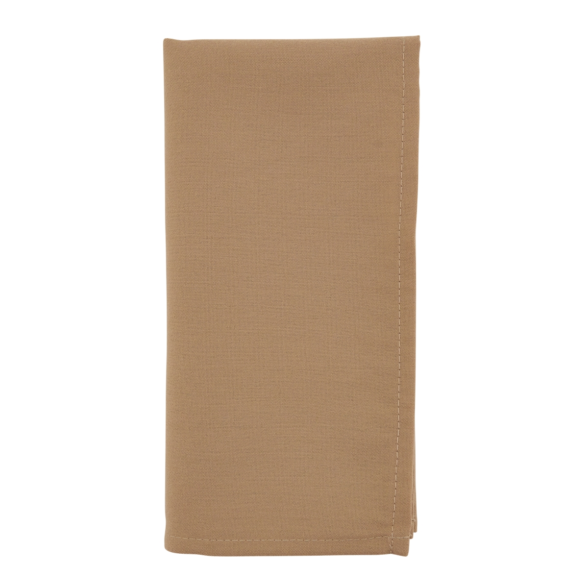 SARO  20 in. Collection Casual Design Everyday Table Napkin  Chocolate - Set of 12
