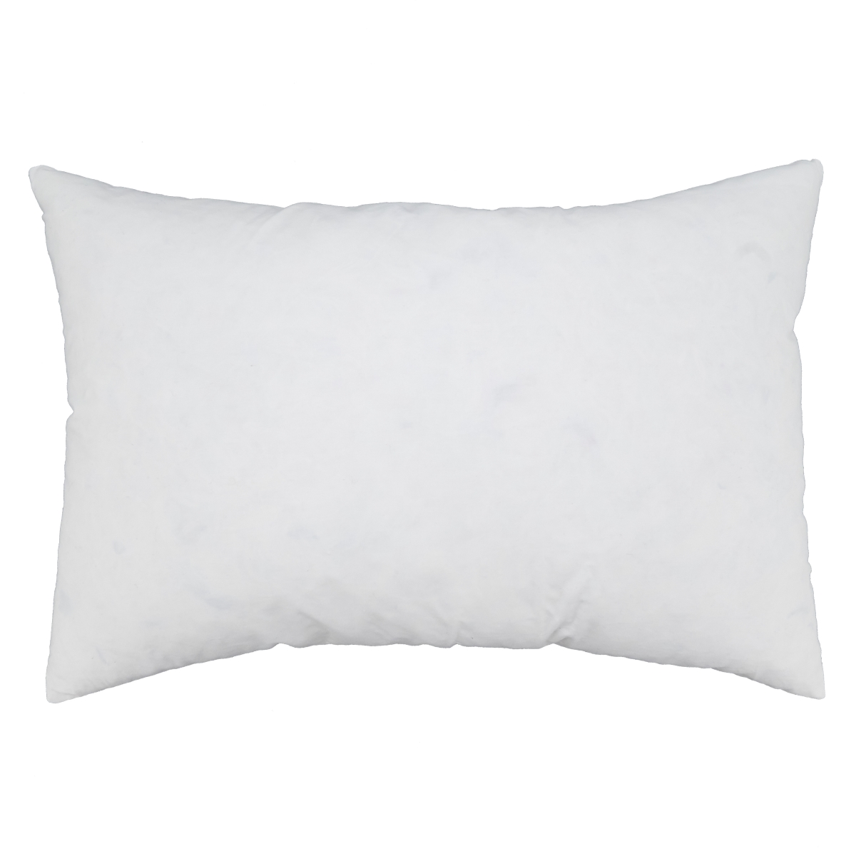 SARO LIFESTYLE Down Feather Pillow Insert, White, 18"x25"