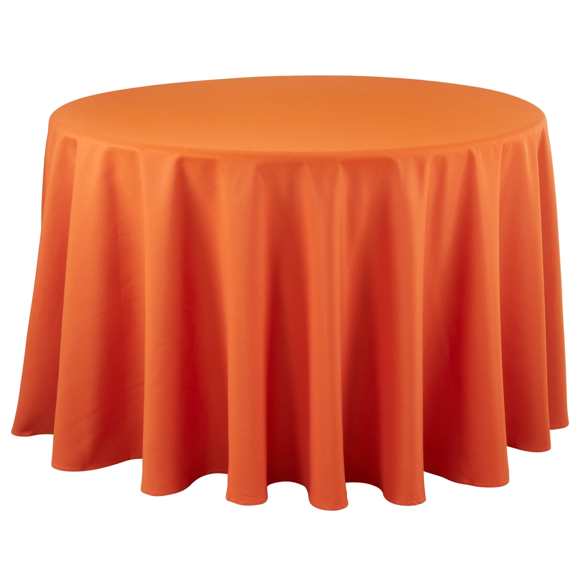 SARO  72 in. Collection Casual Design Everyday Tablecloth  Pumpkin