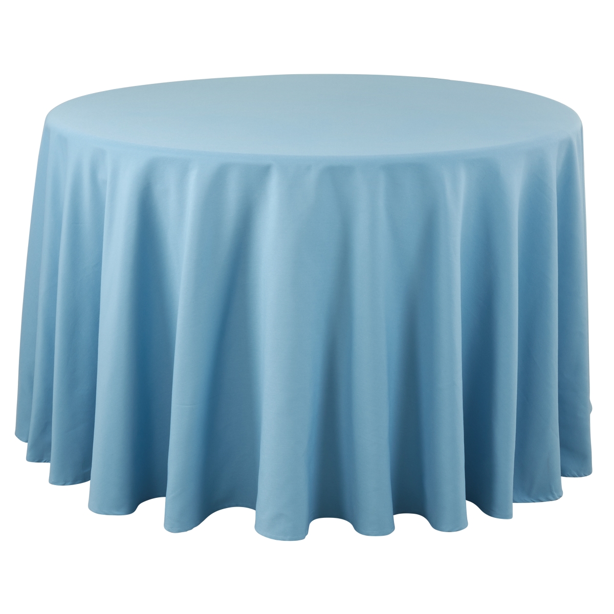 Picture of SARO 321.A132R 132 in. Collection Casual Design Everyday Tablecloth  Aqua
