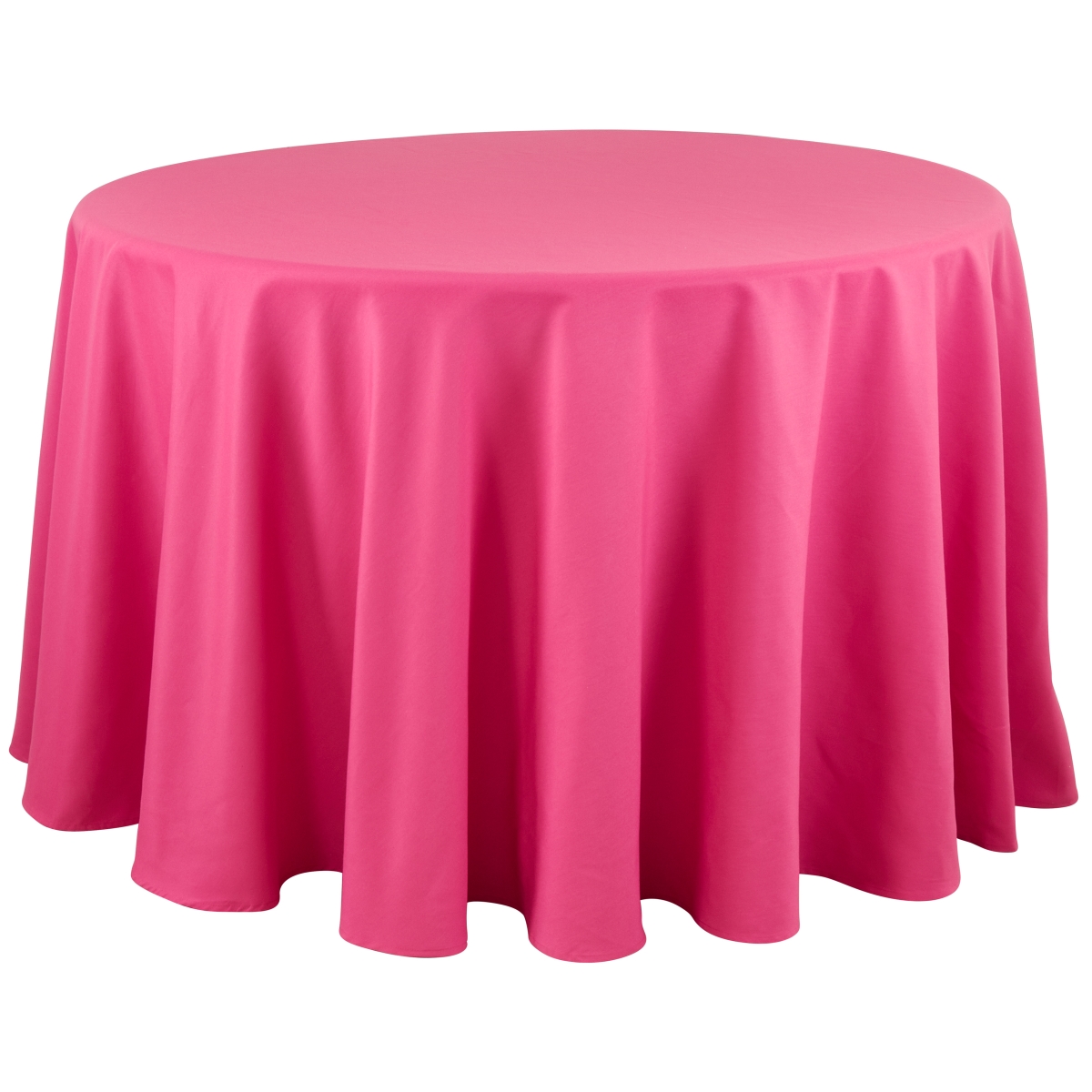 Picture of SARO 321.FU120R 120 in. Collection Casual Design Everyday Tablecloth  Fuchsia