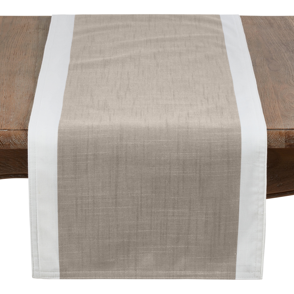 Picture of Saro Lifestyle 712.N1690B Polyester Table Runner with Banded Border Design