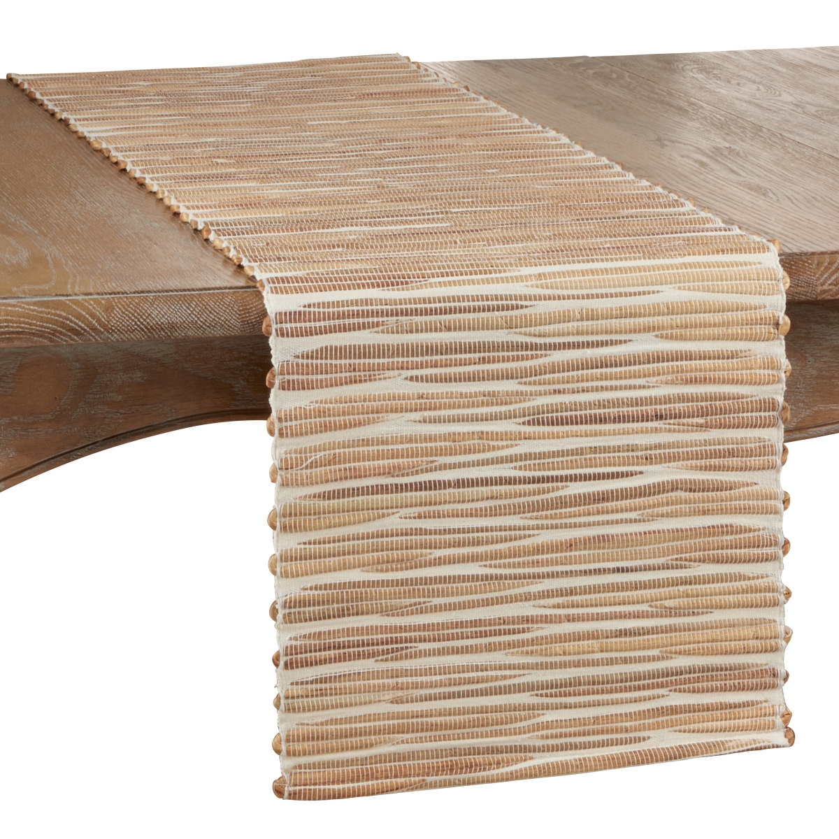 Picture of Saro Lifestyle 4500.N14120B 14 x 120 in. Water Hyacinth Table Runner, Natural
