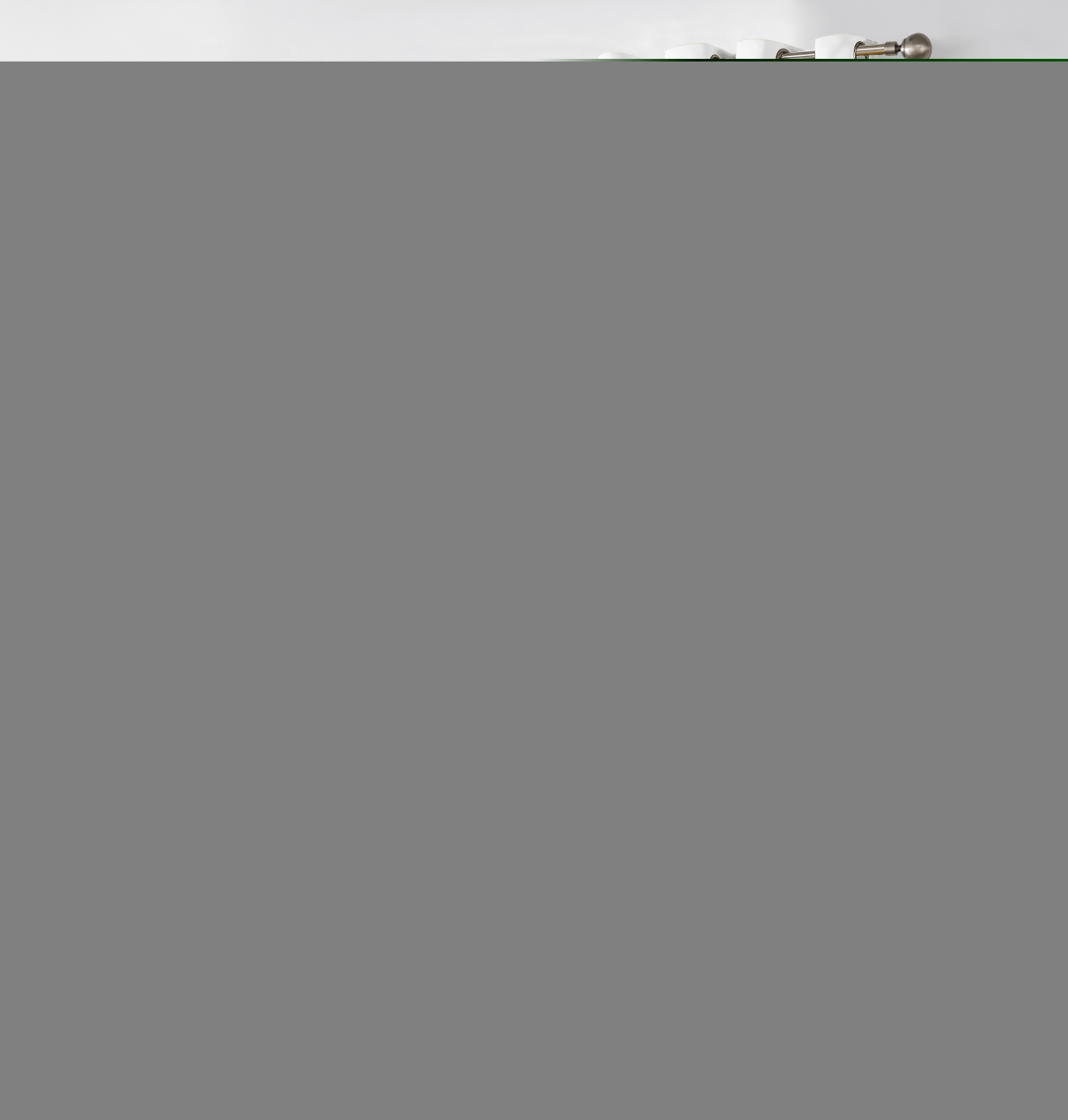 52 x 96 in. Blackout Window Curtains, White - Set of 2