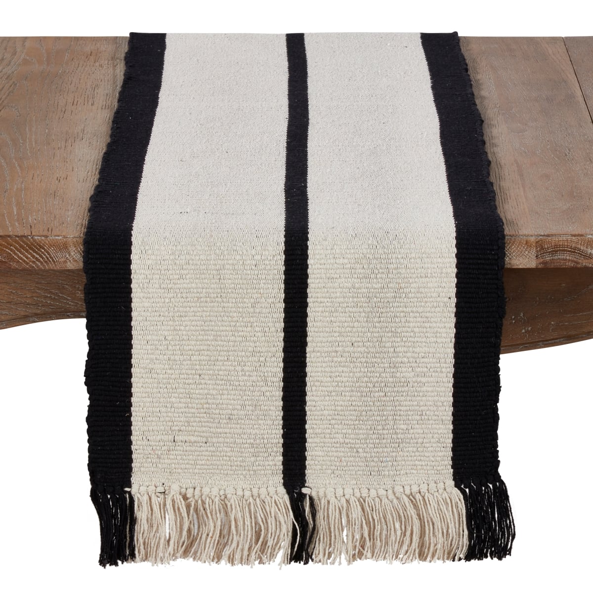 Picture of SARO 7784.M1672B 16 x 72 in. Rectangle Cotton Table Runner with Heavy Rug Design - Multi Color