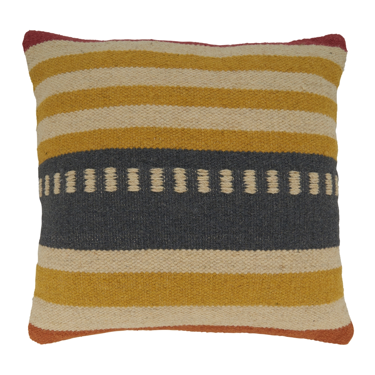 20 in. Kilim Square Pillow Cover, Multi Color