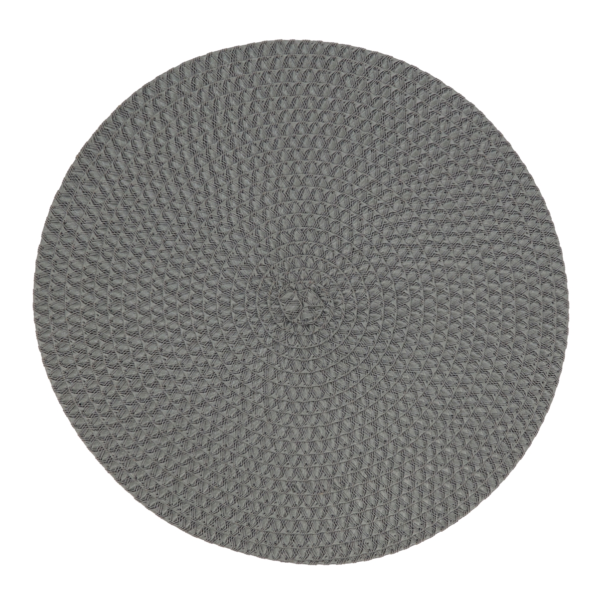 Picture of Saro Lifestyle 2803.GY15R Round Design Placemats, Grey - Set of 4