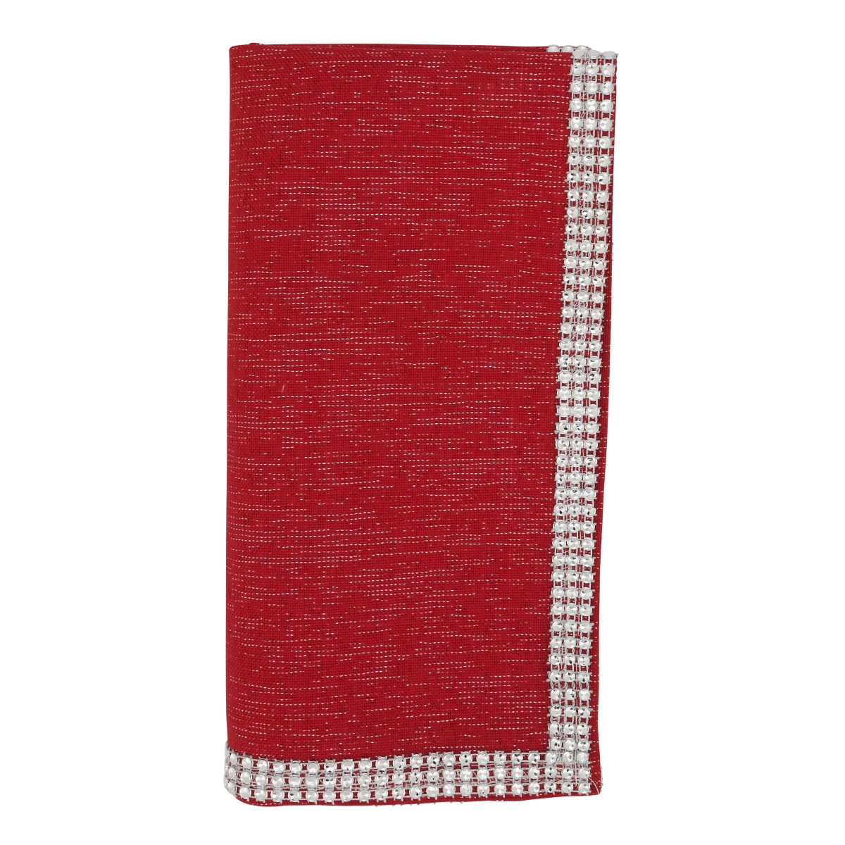 Picture of Saro Lifestyle 315.R20S 20 in. Studded Design Table Napkins, Red - Set of 4